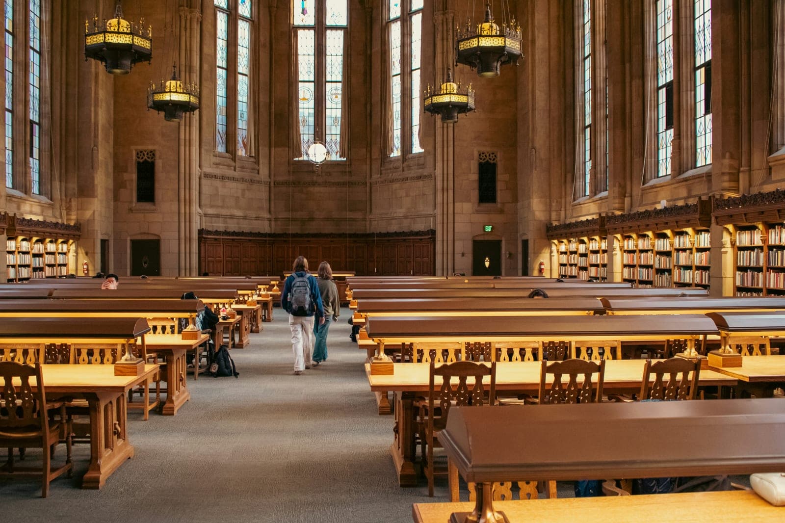 University library interior